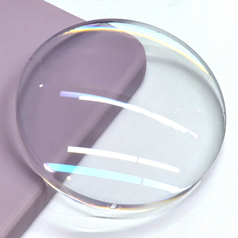 1,56 halvferdig blå blokk enkeltsynsobjektiv