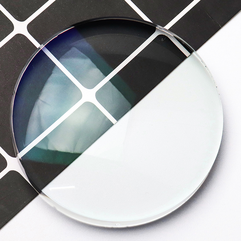 1,56 halvferdig blå blokk enkeltsynsobjektiv