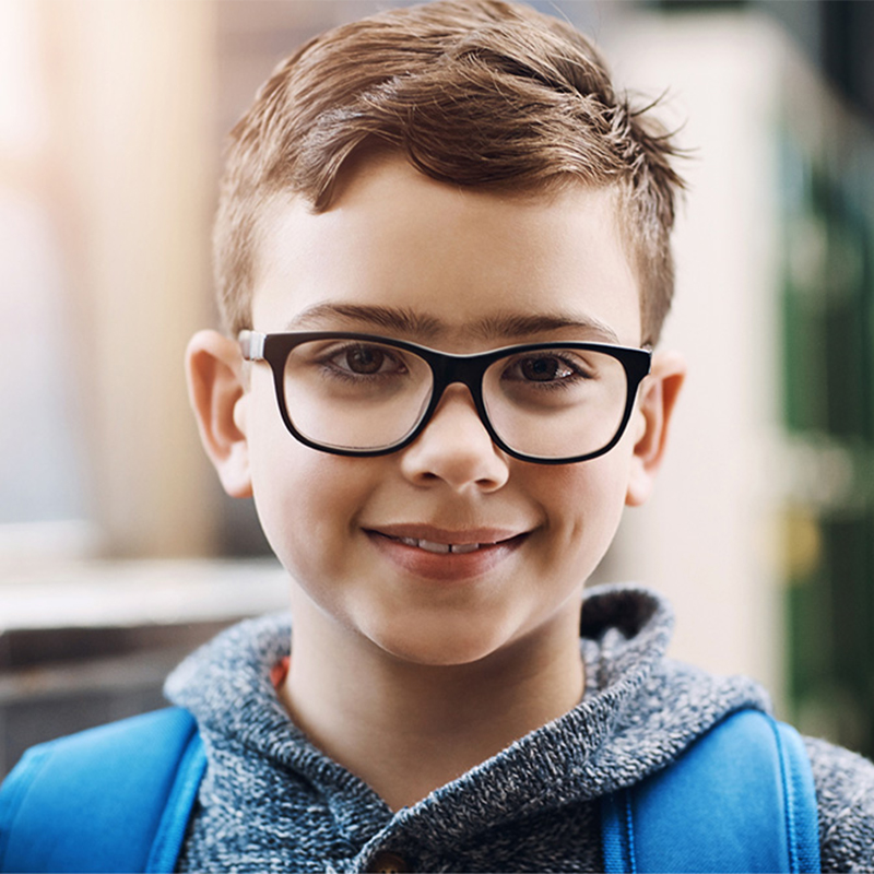 Åttekantet sirkulær nærsynt kontrolllinse