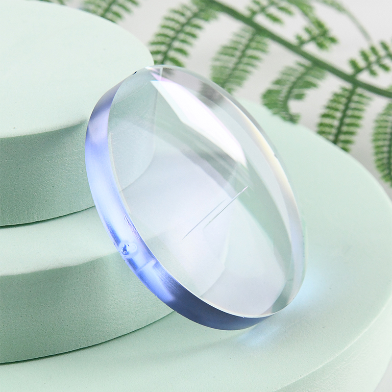 1,60 halvferdig blå blokk enkeltsynsobjektiv